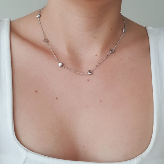 Collar Amorino (plateado)