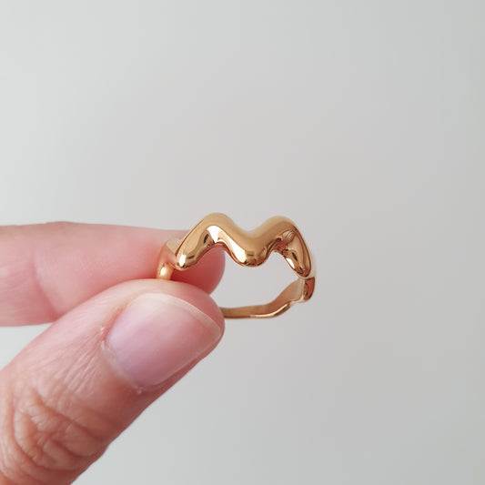 Anillo Wavy